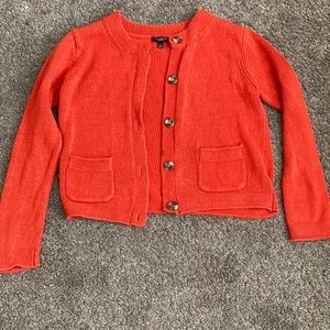 Chunky knit cropped cardigan